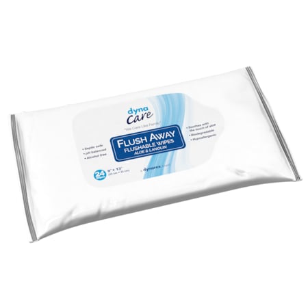 Flushable Wipes (Adult) Flow Pack - 9x13